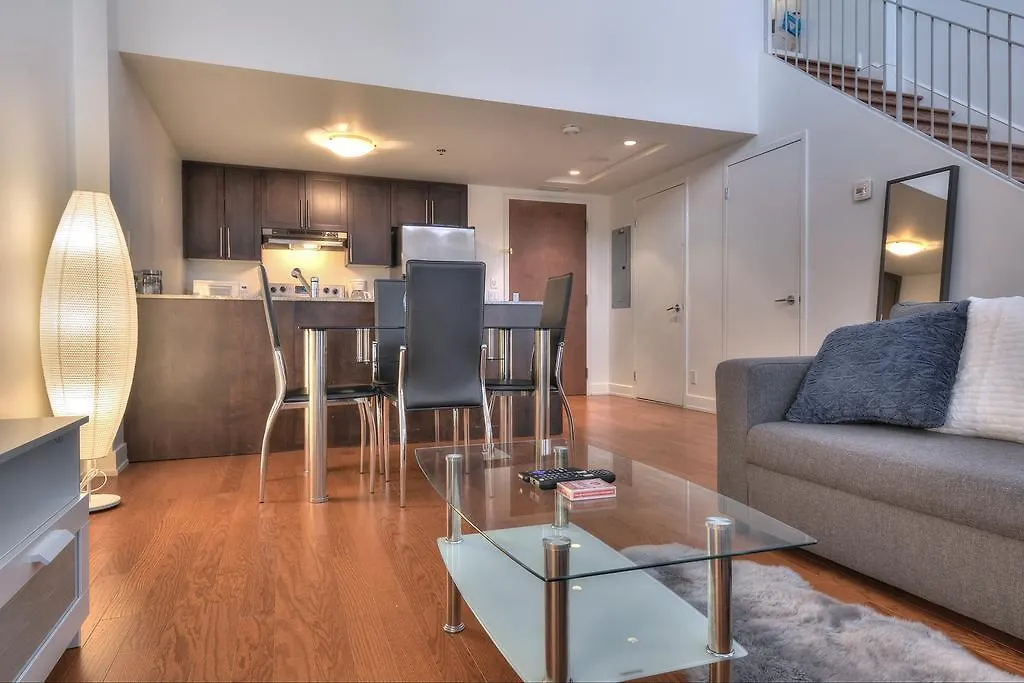 Apartment 1-Bedroom Loft With Mezzanine Convention Center Montreal